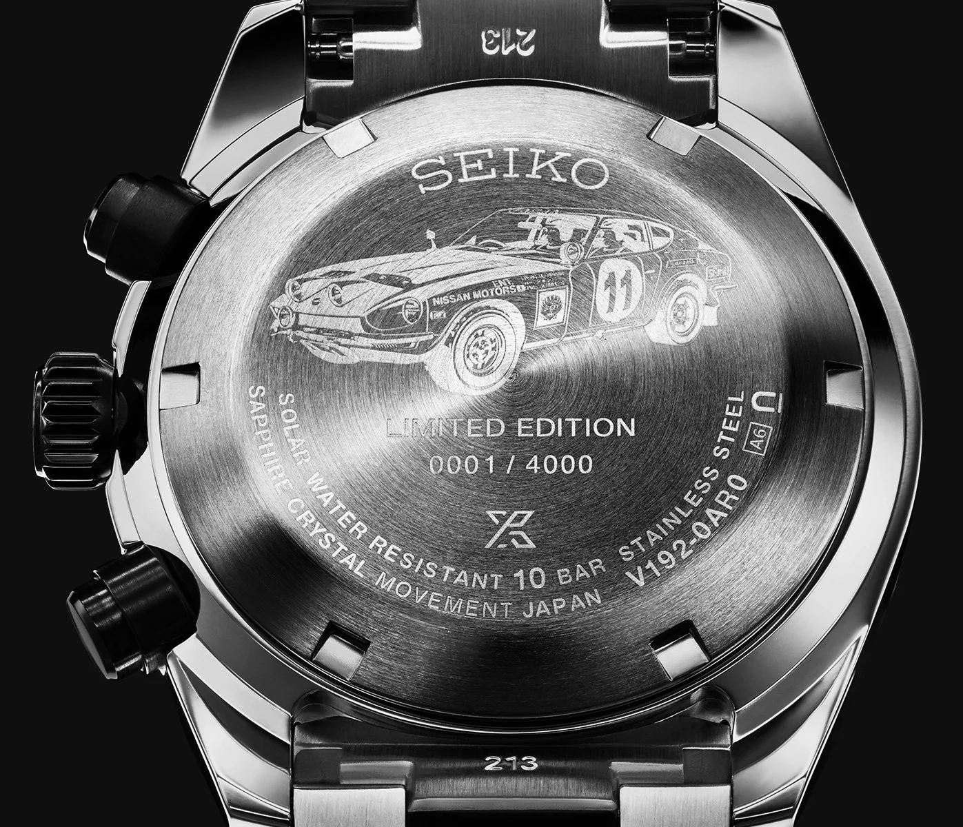SEIKO Solar Speedtimer SSC957 Datsun 240Z Limited Edition